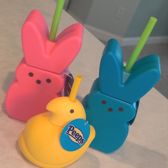 NWT Zak! Designs Peeps Bunny And Chick Tumblers - Picture 1 of 5